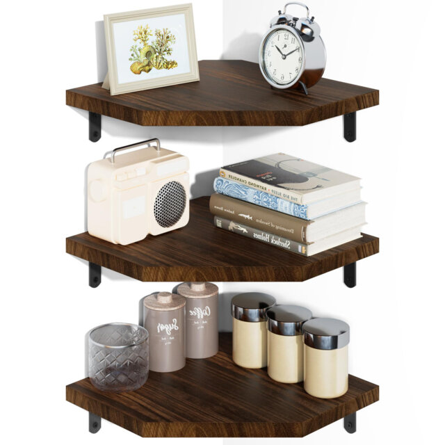 Andon Wood Floating Shelf