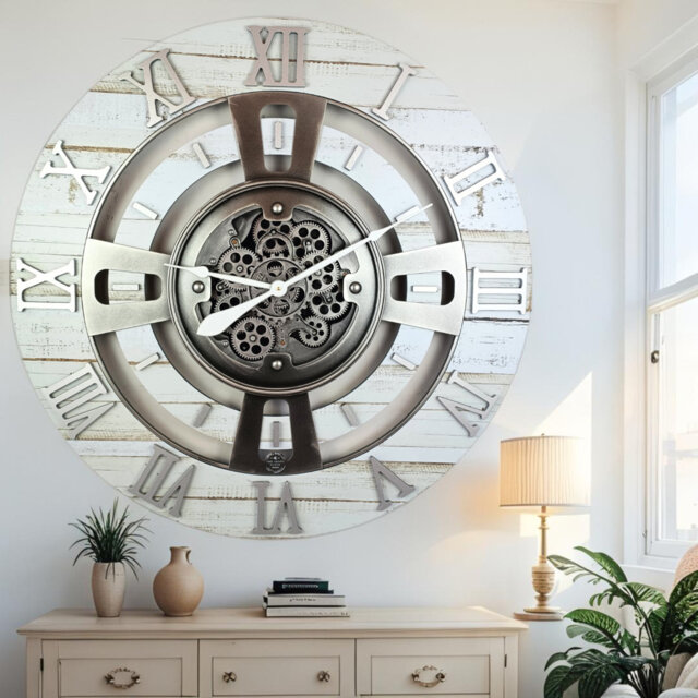 Solid Wood Wall Clock