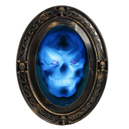 TRIXES Halloween Haunted Mirror - Sound and Motion Activated – Scary Haunted House Decoration