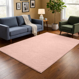 Luxurious Fluffy High-pile Living Room Large Area Rug