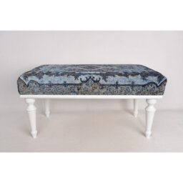 Cotton Upholstered Bench