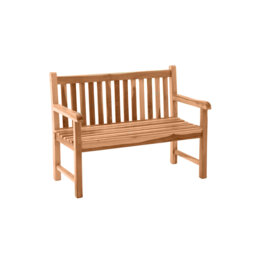 Lindel Solid Wood Teak Outdoor Bench