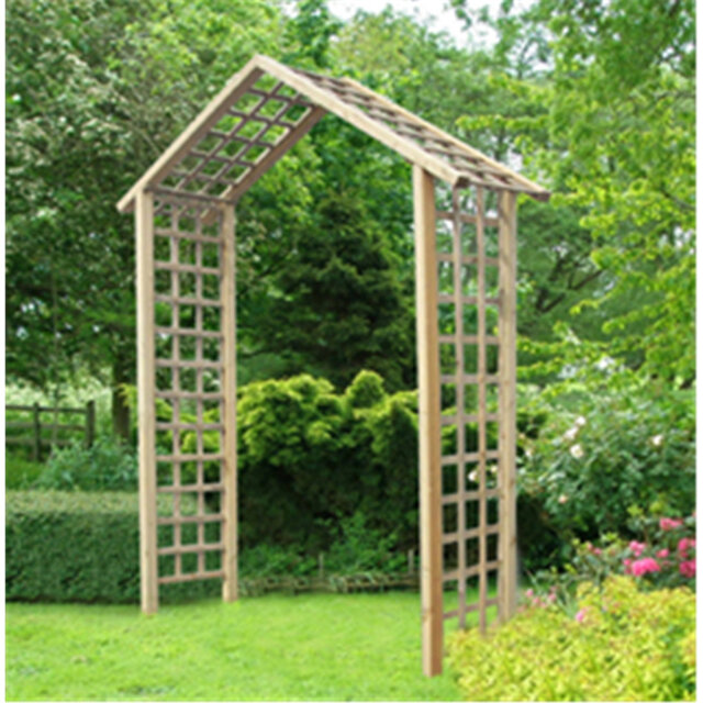 Salford 158cm W x 58cm D Solid Wood Garden Arches
