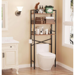 Mounting / Installation Required Over The Toilet Storage