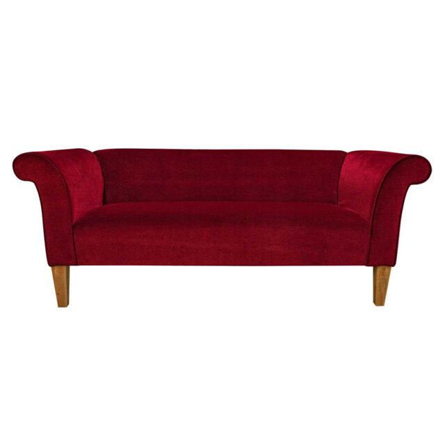 180Cm Round Arm Sofa