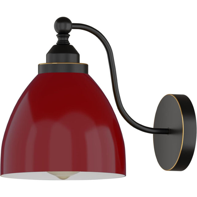Plug in Wall Light, Dimmable Industrial Metal Wall Lamp, Black Wall Sconce with Switch Cord E27 Socket, Aesthetic Decorative DIY Wiring Indoor Lightin