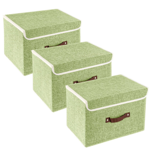 Brayden Studio Camar Fabric,Plastic Decorative Bin