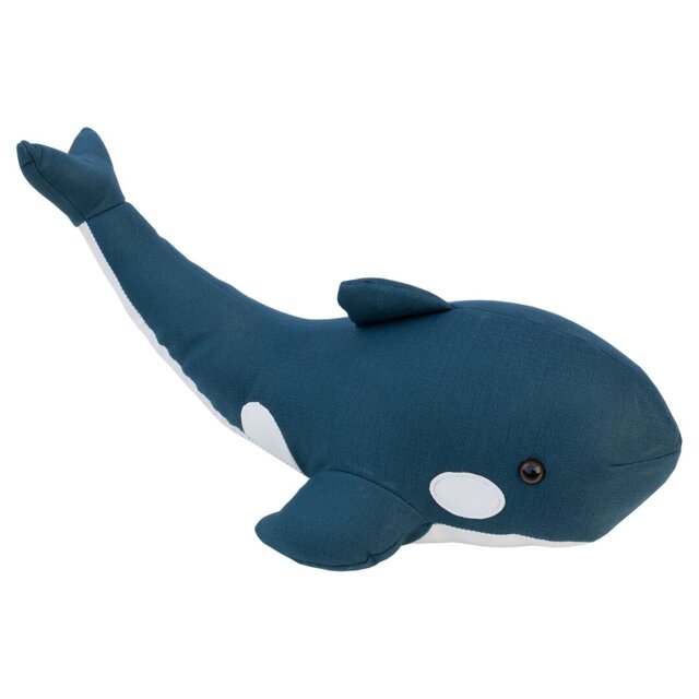Alegra Whale Fabric Floor Door Stop