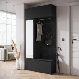 Hall Tree 115cm Wide with Shoe Storage