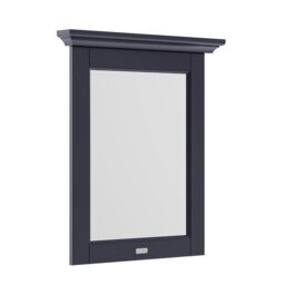 Old London Wood Flat Wall Mirror