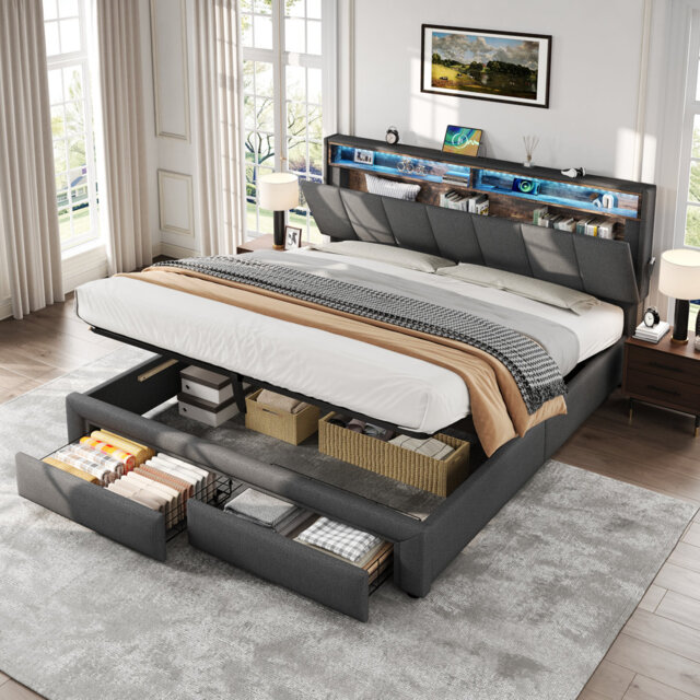 Beisel Upholstered Ottoman Bed