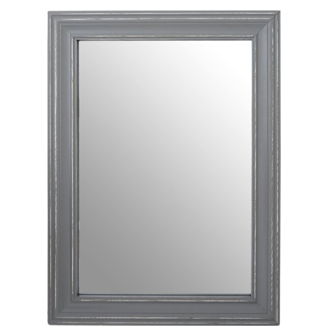Matthews Solid Wood Flat Wall Mirror