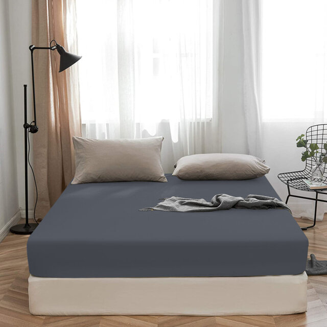 Super Soft 200 Thread Count Microfiber Brushed Fitted Bed Sheet