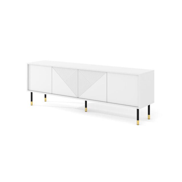 Fresh Woody TV Cabinet 180cm - Bright Storage Solution for Living Spaces