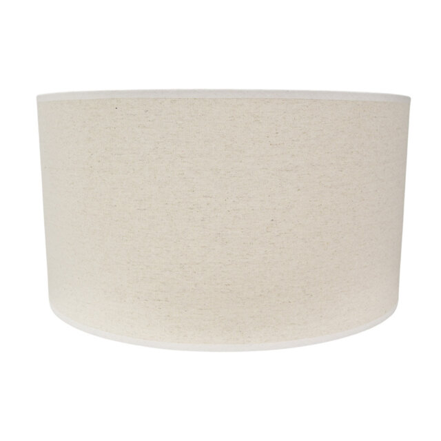 25cm H Linen Blend Drum Lamp Shade ( Slip-On )