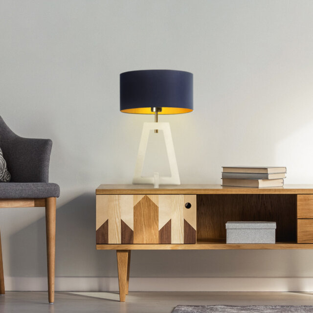 Alvina Solid Wood Desk Lamp