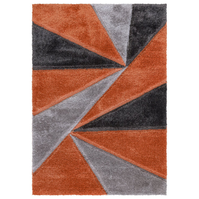 Todi Rug Carpet Runner Mat Geometric Machine Tufted Shag Indoor / Outdoor Area Rug