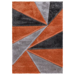 Todi Rug Carpet Runner Mat Geometric Machine Tufted Shag Indoor / Outdoor Area Rug