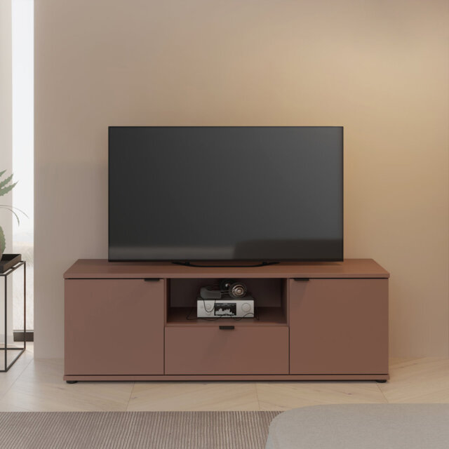 Ganymede Wide TV Unit with Open Shelf, Drawer & 2 Doors