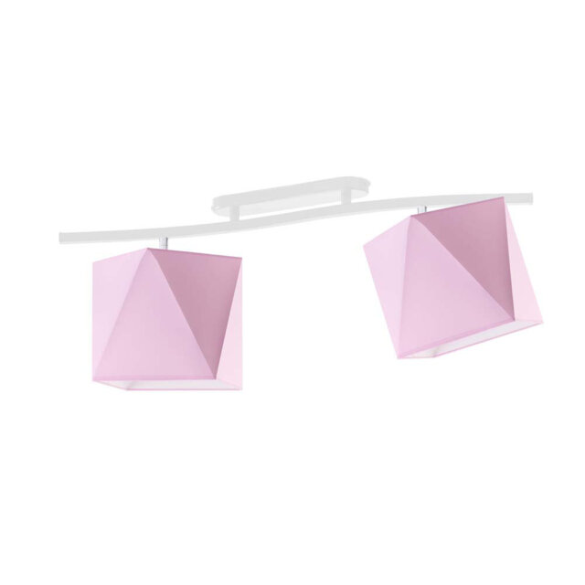 Muro Fabric Semi Flush Mount