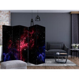 Gurprit 225cm W x 172cm H 5 - Panel Solid Wood Folding Room Divider