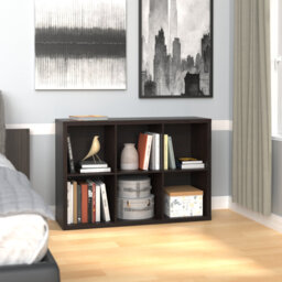 Large 6 Cube Decorative Storage Tiered Book Shelf by ClosetMaid