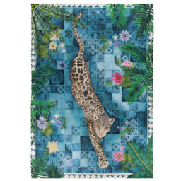 Majorelle Animal Print Flatweave 120cm X 170cm Indoor / Outdoor Area Rug