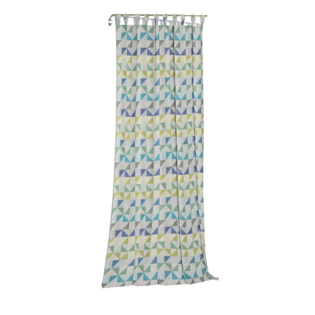 Berlare Cotton/Polyester Room Darkening Tab Top Curtain Panel