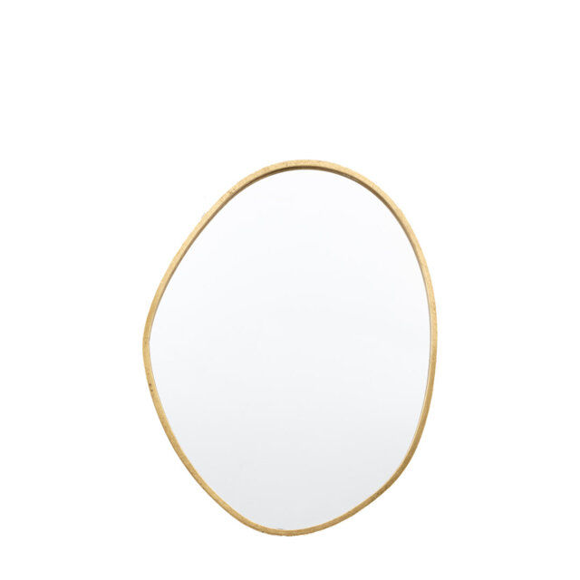 Ellisburg Metal Framed Wall Mounted Accent Mirror in Gold