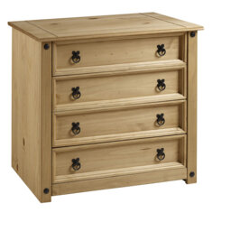 80 cm W Chest of 4 Drawers