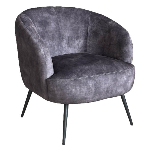 Velvet Barrel Chair
