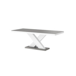 256cm Solid Oak Pedestal Dining Table