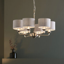 Landover 6 - Light Shaded Chandelier