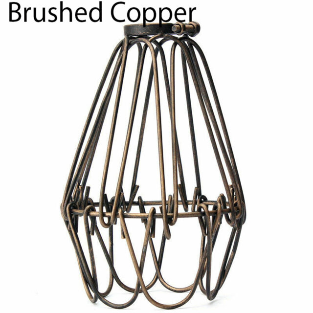 15.5Cm H Metal Novelty Lamp Shade ( Uno ) in Brushed Copper