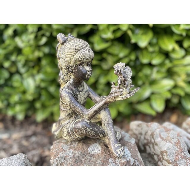 Rothschild Sitting Girl Garden Ornament