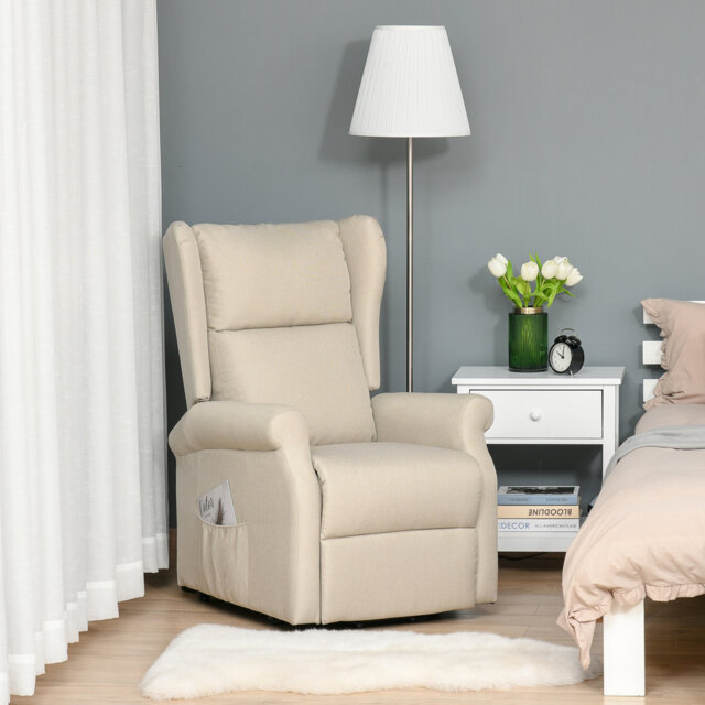 Sison 72.5cm Wide Lift Assist Wingback Chair Recliner
