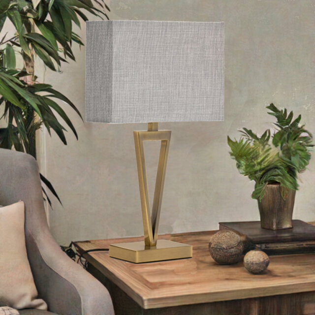 Airianna 49.5cm Rectangle Slimline Table Lamp