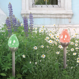 Stainless Steel Low Voltage Solar Powered Integrated LED Pathway Light