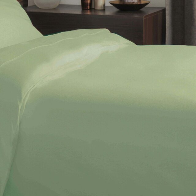 Plain Dye Brushed Cotton Flannelette Solid Colour Duvet Cover