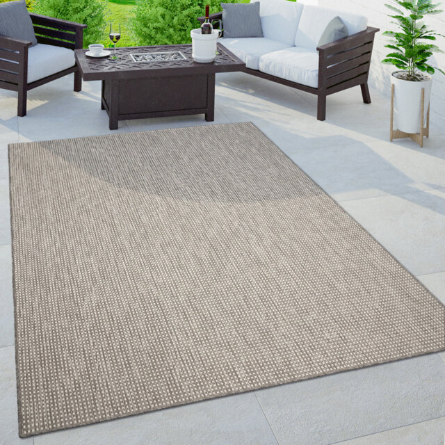 Kirstie 100% Polypropylene Gray Indoor/Outdoor Rug