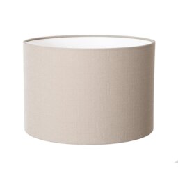 Linen Drum Lamp Shade ( Screw On ) in Beige