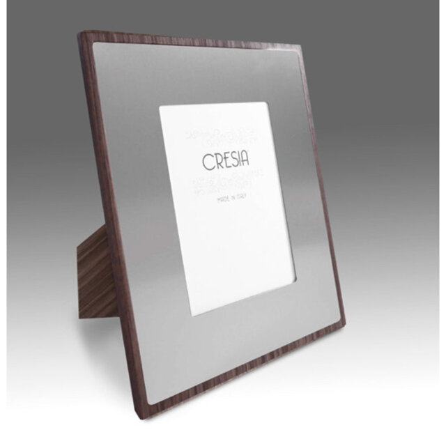 White Wood Picture Frame with Mat