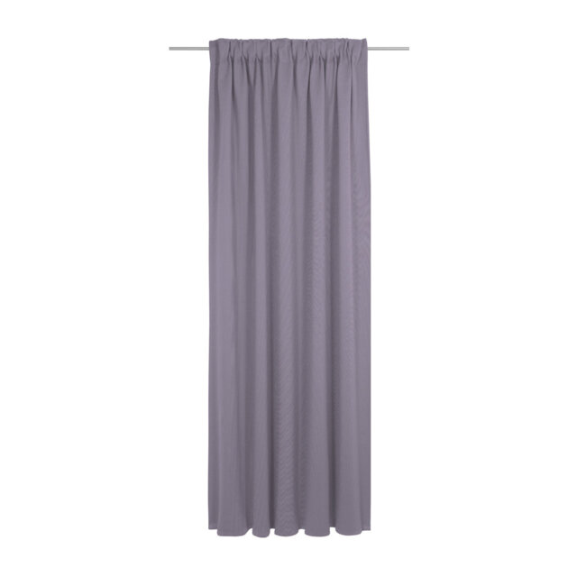 Uni Collection Light 100% Cotton Opaque Pinch Pleat Single Curtain Panel