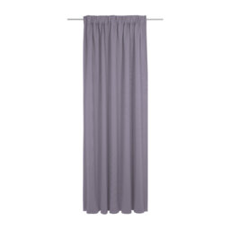 Uni Collection Light 100% Cotton Opaque Pinch Pleat Single Curtain Panel