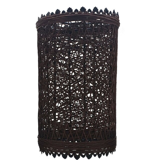 55.88cm H Metal Novelty Lamp Shade ( Uno ) in Brown