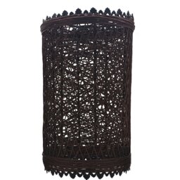 55.88cm H Metal Novelty Lamp Shade ( Uno ) in Brown