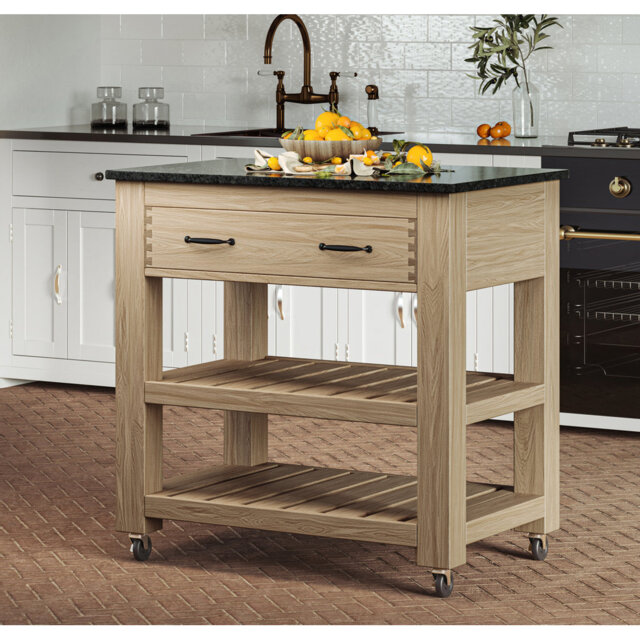 Dervin Granite Top Kitchen Island