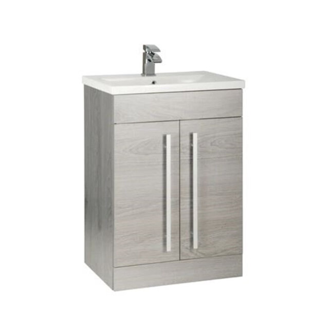 Clifton 600mm Free Standing Single Bathroom Vanity with Vitreous China Basin