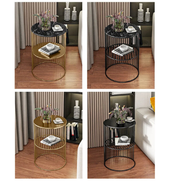 Athiya Nordic Modern Bedside Table Librero Storage Luxury Bedroom Nightstand