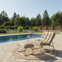 Samba Outdoor Lounge Chair with Ottoman